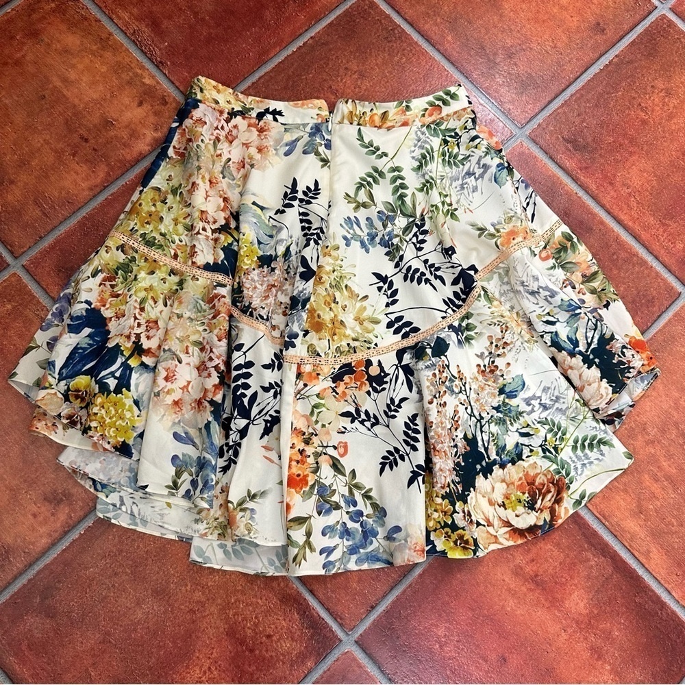 Anthropologie x Ranna Gill Floral Skirt - Picture 8 of 9